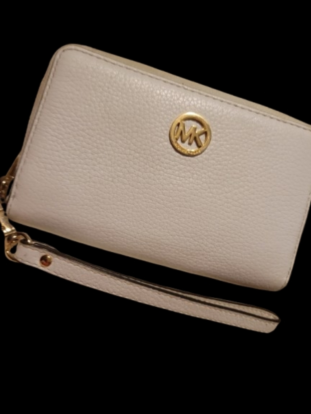Michael Kors Cream Jet Set Travel Wristlet Wallet - Picture 2 of 6